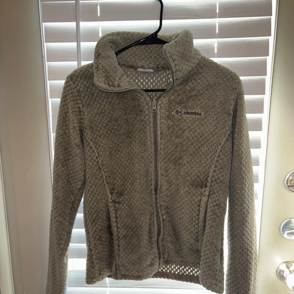 Columbia Tan Teddy Jacket Cozy Outerwear